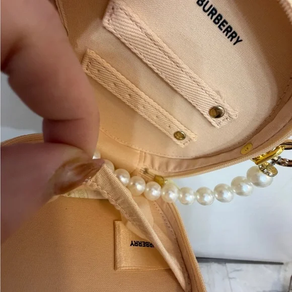 Burberry Beige and Black Mini Crossbody Bag - Picture 3 of 3